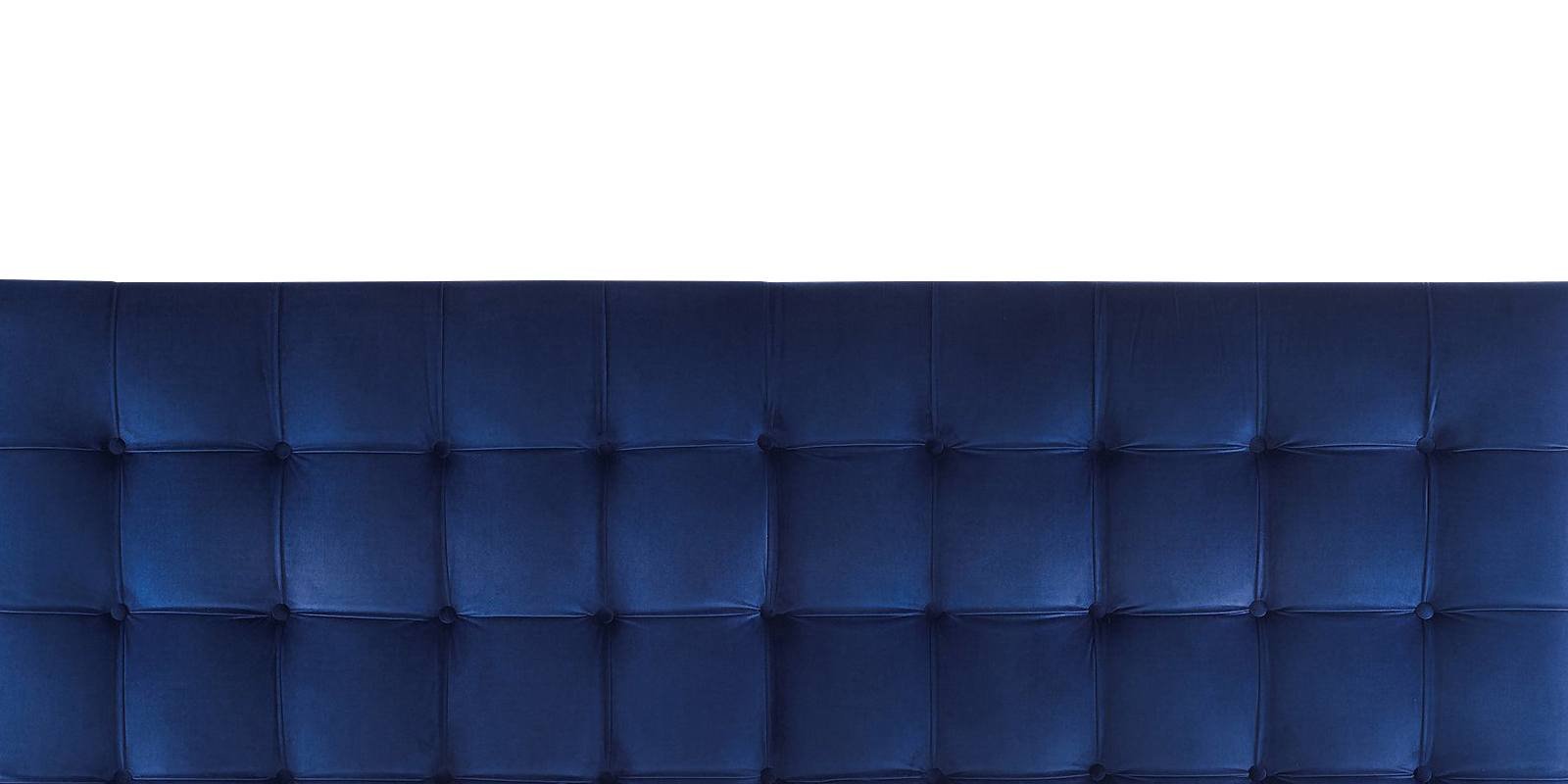 Glorious Queen Size Upholstered Bed in Blue Colour by Dreamzz Furniture