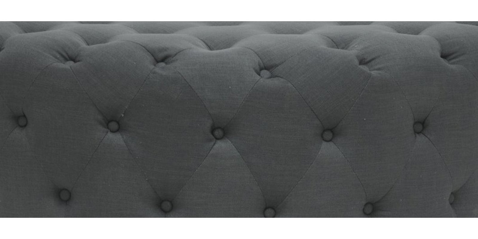 Hustle Round Tufted Pouffe in Grey Colour by Dreamzz Furniture
