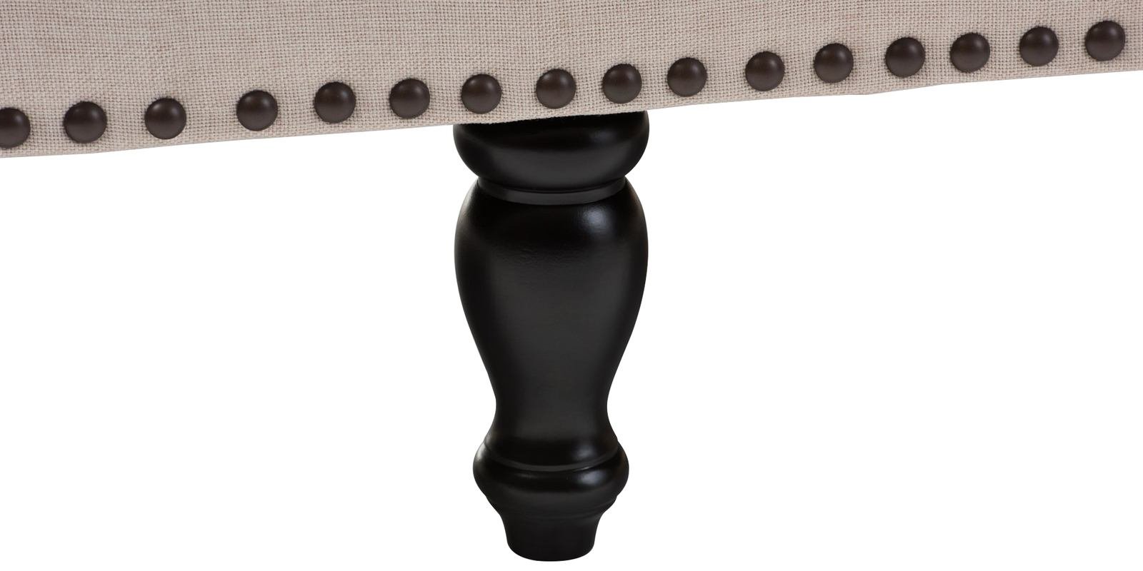 Chic Style Three Seater Chesterfield Sofa In Beige Colour