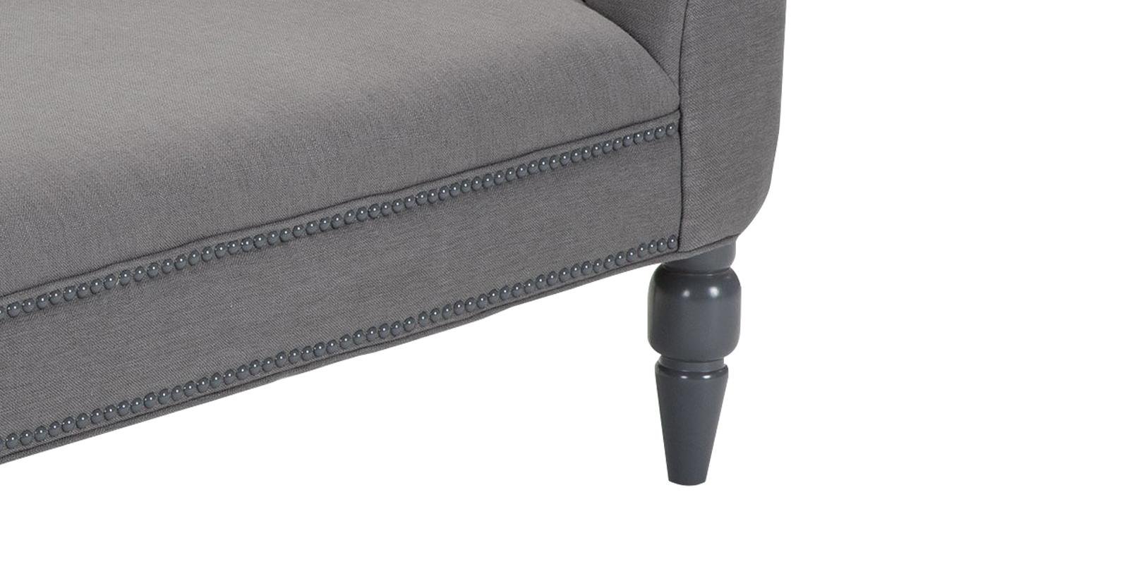 Krasto LHS Chaise Lounger in Grey Colour by Dreamzz Furniture
