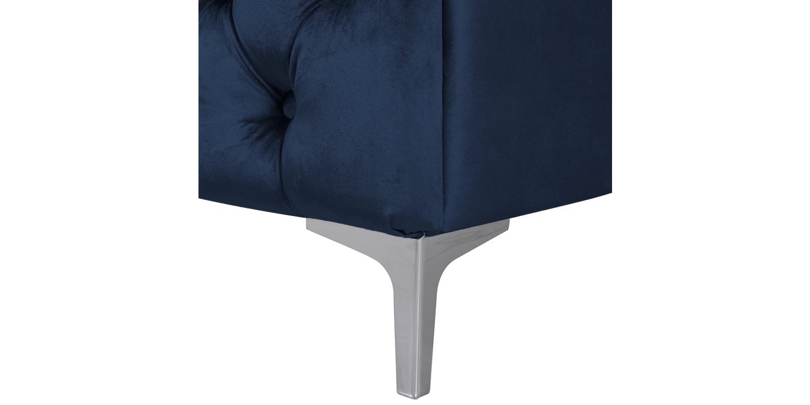 Tidafors Classic RHS Sofa in Velvet Blue Colour by Dreamzz Furniture