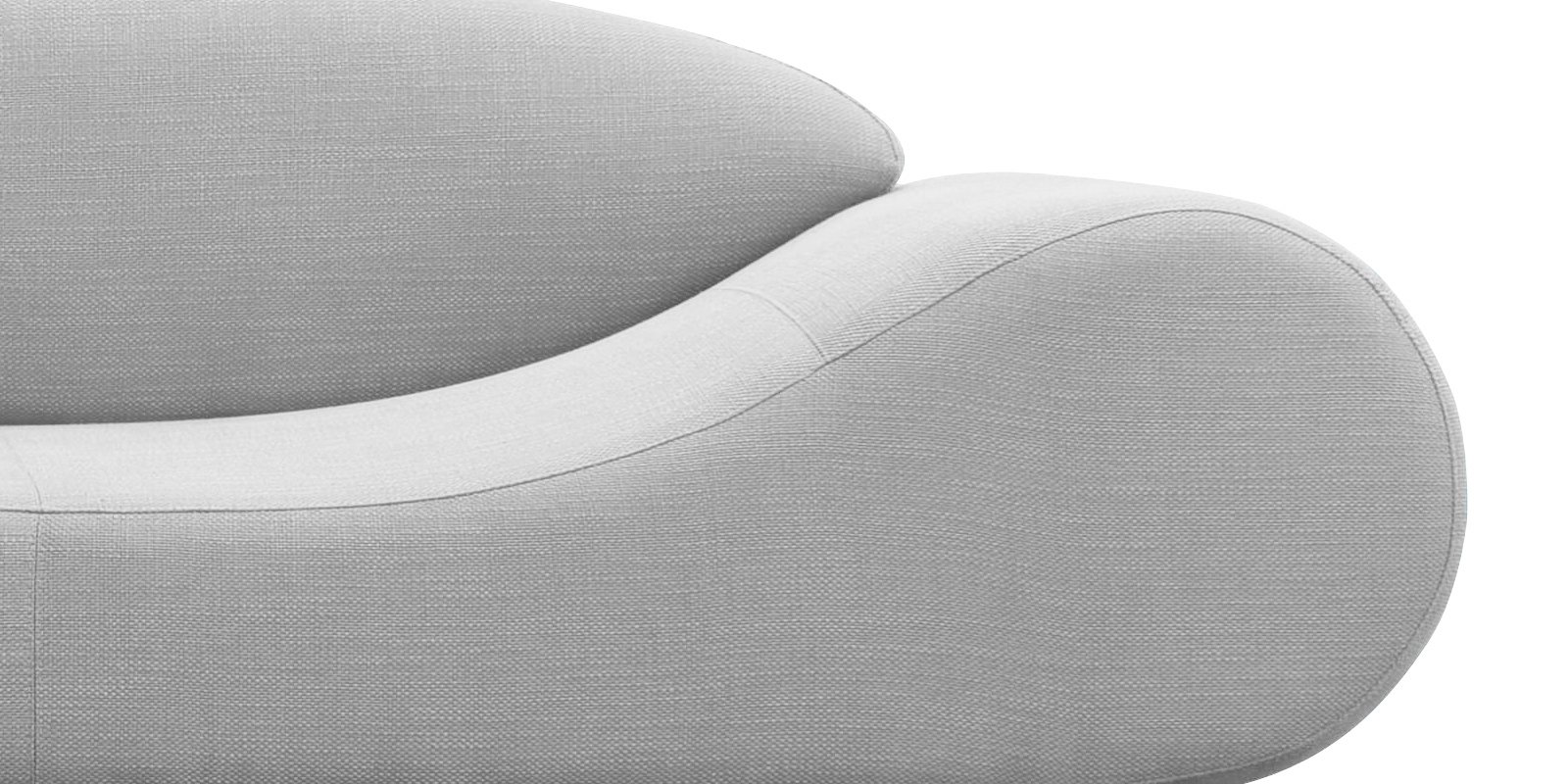 Astonishing 3 Seater Sofa in Shiny Light Grey Colour by Dreamzz Furniture