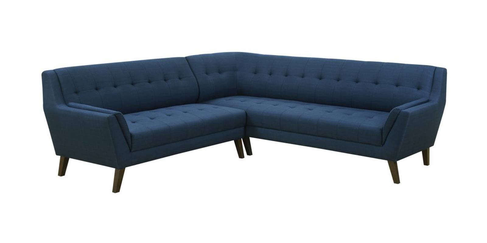 Annabel RHS Sofa in Blue Colour by Dreamzz Furniture