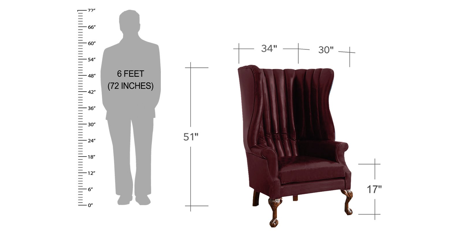 Dashing Tufted Accent Chair In Maroon Leatherette